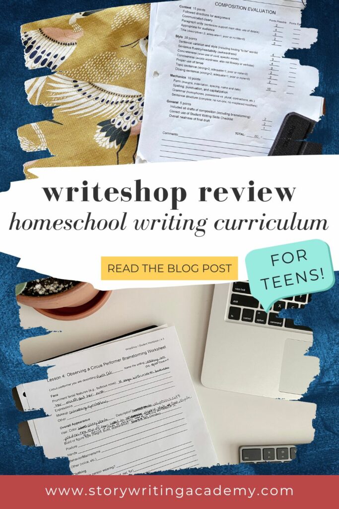 writeshop review: homeschool writing curriculum