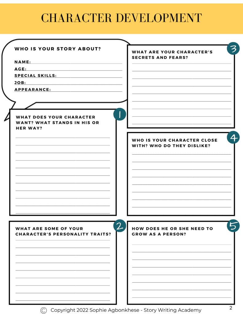 How to Plan a Short Story: Free Story Planner Template