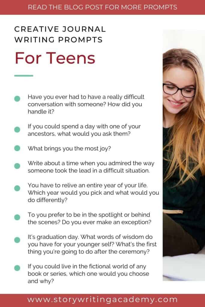 Journal ideas outlet for teens