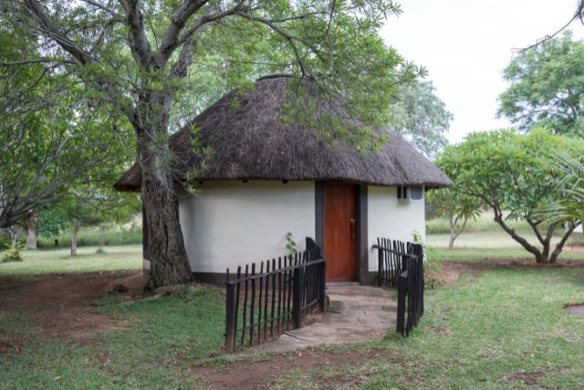 a round hut